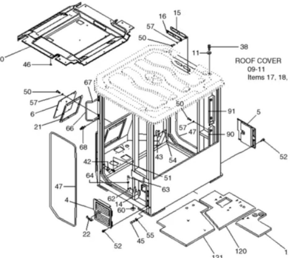 Case 72LH-35020 - 72LH-35010 - Cabine por Máquina agrícola: foto 1 Case 72LH-35020 - 72LH-35010 - Cabine por Máquina agrícola: foto 1