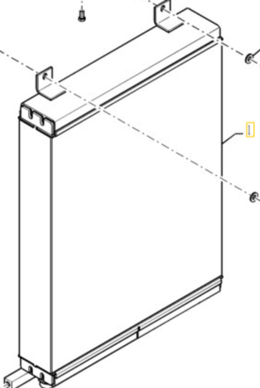 Case 84279839 - 87660641 - Radiador de óleo por Máquina de construção: foto 2 Case 84279839 - 87660641 - Radiador de óleo por Máquina de construção: foto 2