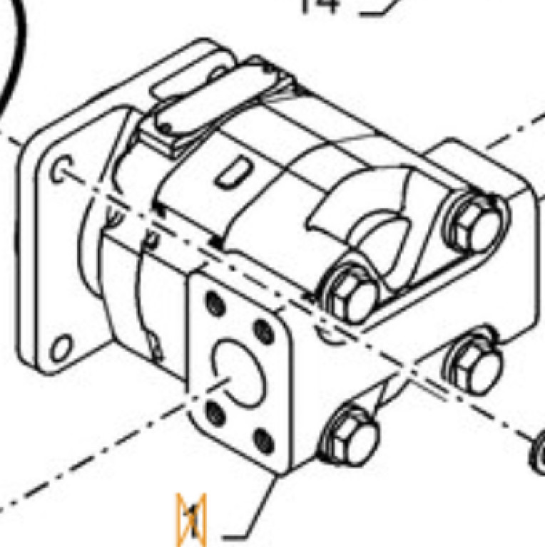 Case 84323337 - Bomba hidráulica por Máquina de construção: foto 1 Case 84323337 - Bomba hidráulica por Máquina de construção: foto 1