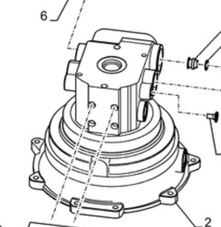Case LJ025580 - Motor de giro por Máquina de construção: foto 1 Case LJ025580 - Motor de giro por Máquina de construção: foto 1