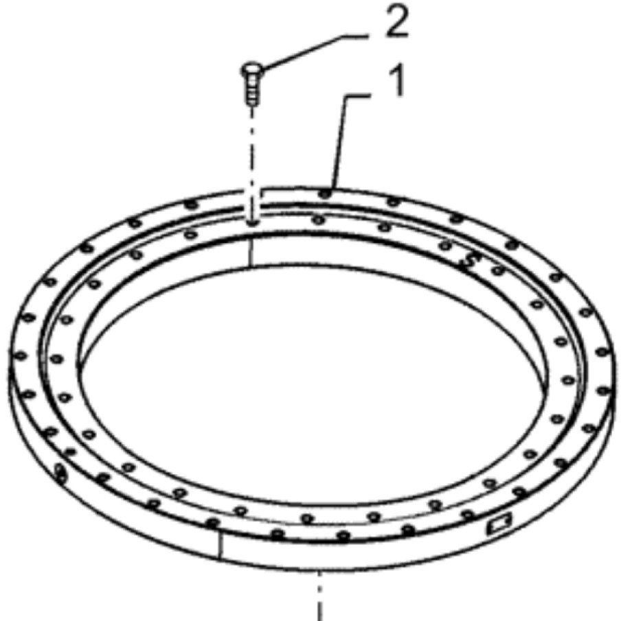 Case PS40F00003F1 - Coroa de giro por Máquina de construção: foto 1 Case PS40F00003F1 - Coroa de giro por Máquina de construção: foto 1