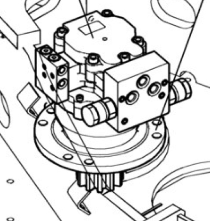 Case PY15V00012F2 - PY15V00012F1 - Motor de giro por Máquina de construção: foto 1 Case PY15V00012F2 - PY15V00012F1 - Motor de giro por Máquina de construção: foto 1
