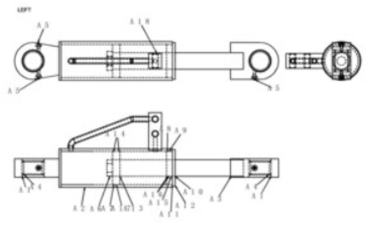 Case YY01VU0001F1 - Cilindro hidráulico por Máquina de construção: foto 1 Case YY01VU0001F1 - Cilindro hidráulico por Máquina de construção: foto 1