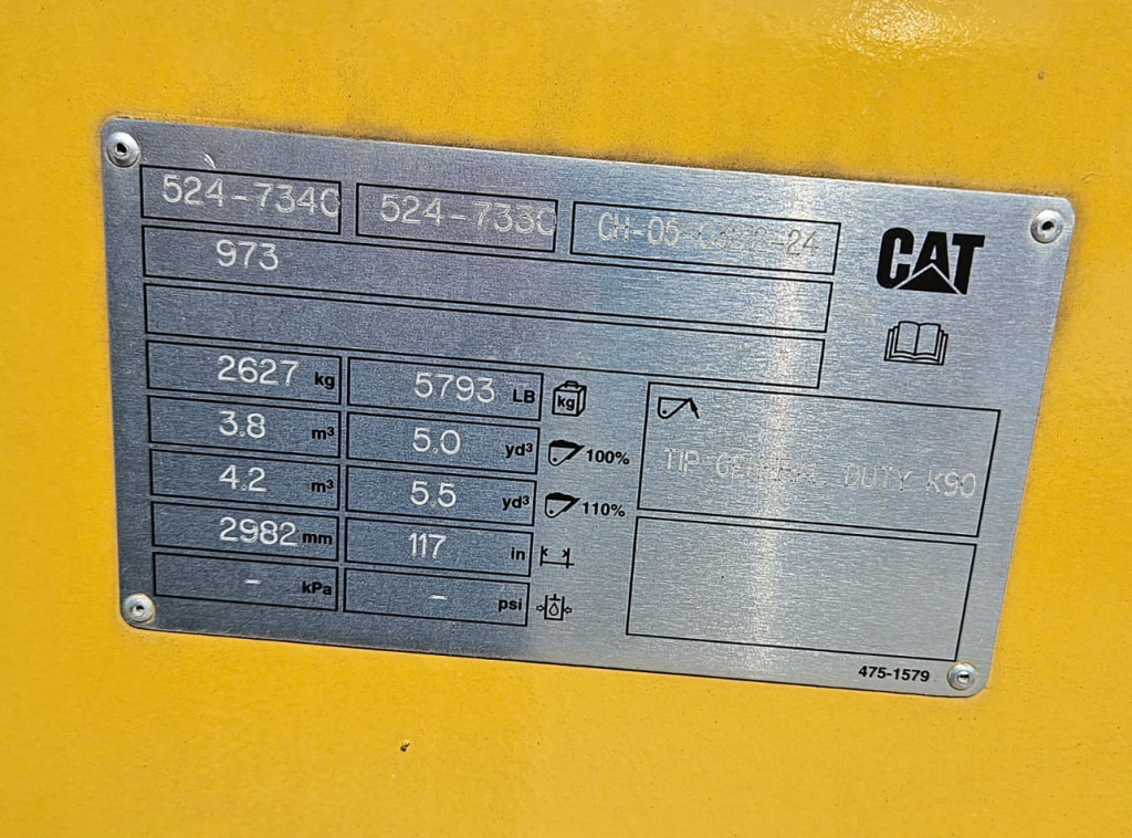 Caterpillar 5247340 - 5247330 - Balde para carregadeiras: foto 4 Caterpillar 5247340 - 5247330 - Balde para carregadeiras: foto 4
