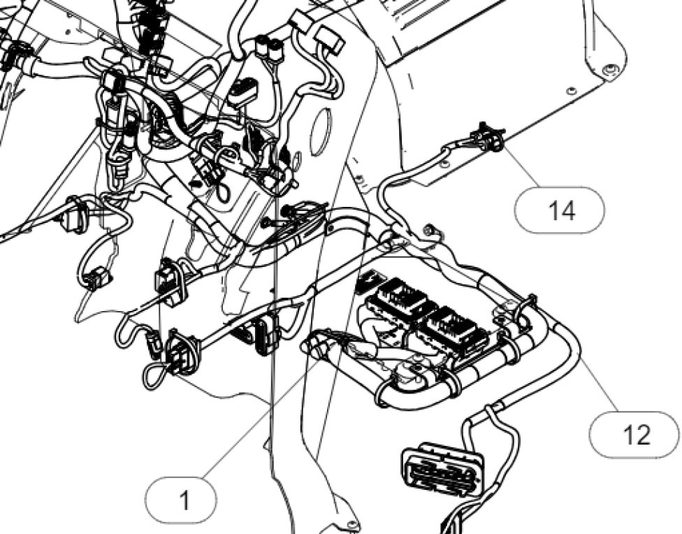 Caterpillar 5397925 - Cables/ Wire harness por Máquina de construção: foto 1 Caterpillar 5397925 - Cables/ Wire harness por Máquina de construção: foto 1