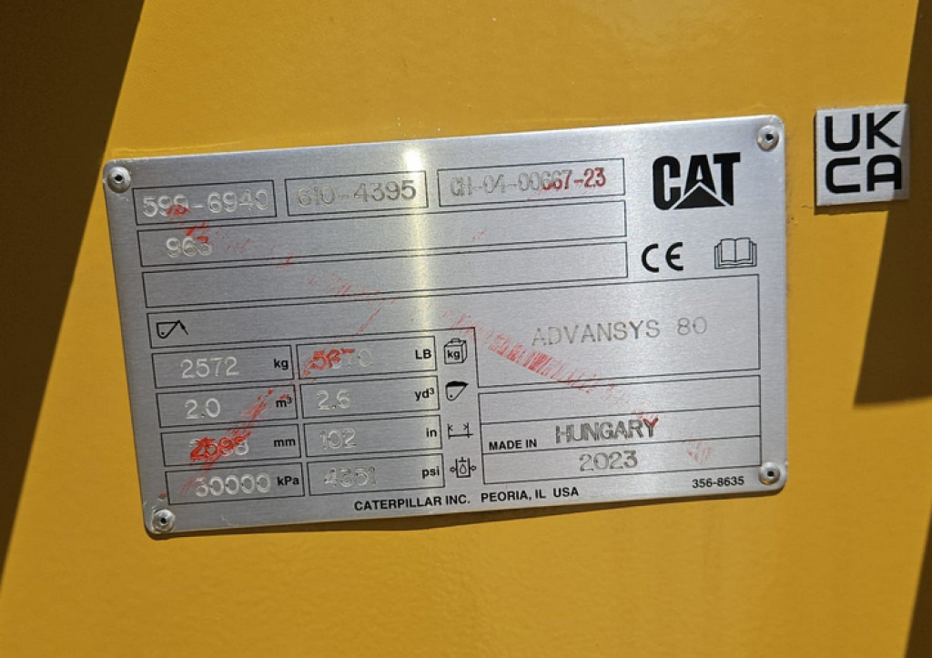 Caterpillar 5996940 - 6104395 - Balde para carregadeiras: foto 4 Caterpillar 5996940 - 6104395 - Balde para carregadeiras: foto 4