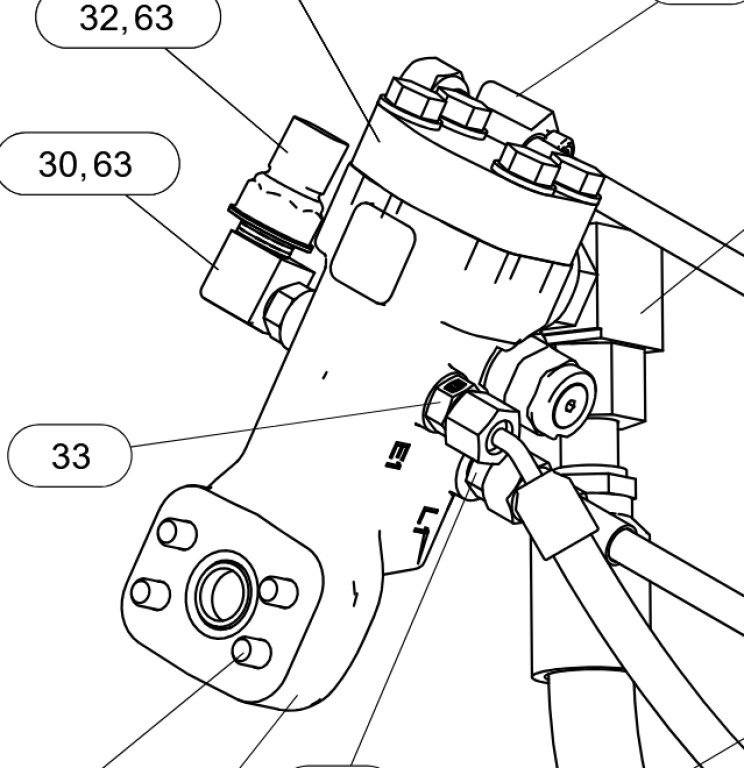 Caterpillar 6103650 - Válvula hidráulica por Máquina de construção: foto 1 Caterpillar 6103650 - Válvula hidráulica por Máquina de construção: foto 1