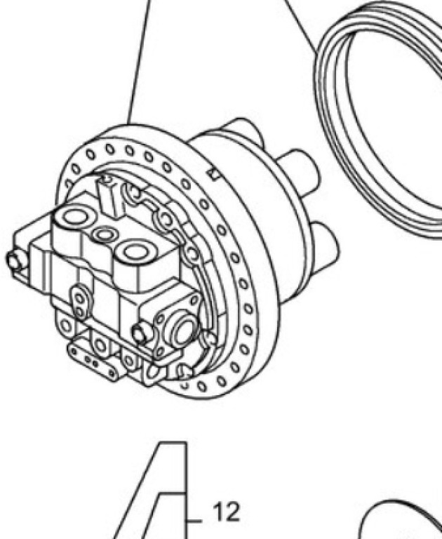 New Holland YN15V00067S017 - Motor hidráulico por Máquina agrícola: foto 1 New Holland YN15V00067S017 - Motor hidráulico por Máquina agrícola: foto 1