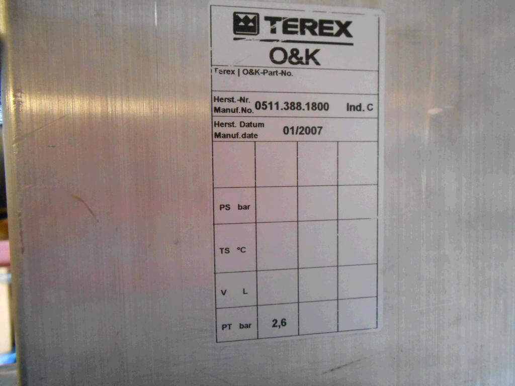 Terex O&K 6002157 - Intercooler por Máquina de construção: foto 5 Terex O&K 6002157 - Intercooler por Máquina de construção: foto 5