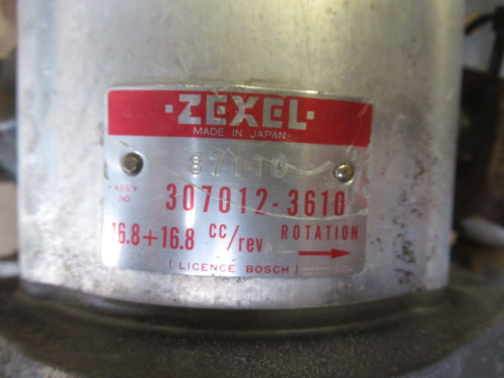Zexel 307012-3610 - - Bomba hidráulica por Máquina de construção: foto 4 Zexel 307012-3610 - - Bomba hidráulica por Máquina de construção: foto 4