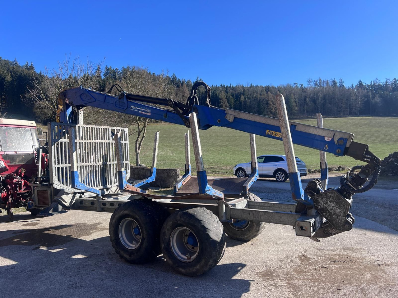 Binderberger RW14 mit Penz BP 8000L Kran - Reboque florestal: foto 4 Binderberger RW14 mit Penz BP 8000L Kran - Reboque florestal: foto 4