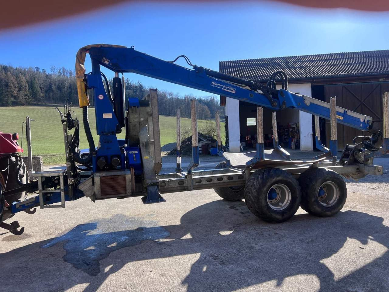 Binderberger RW14 mit Penz BP 8000L Kran - Reboque florestal: foto 5 Binderberger RW14 mit Penz BP 8000L Kran - Reboque florestal: foto 5