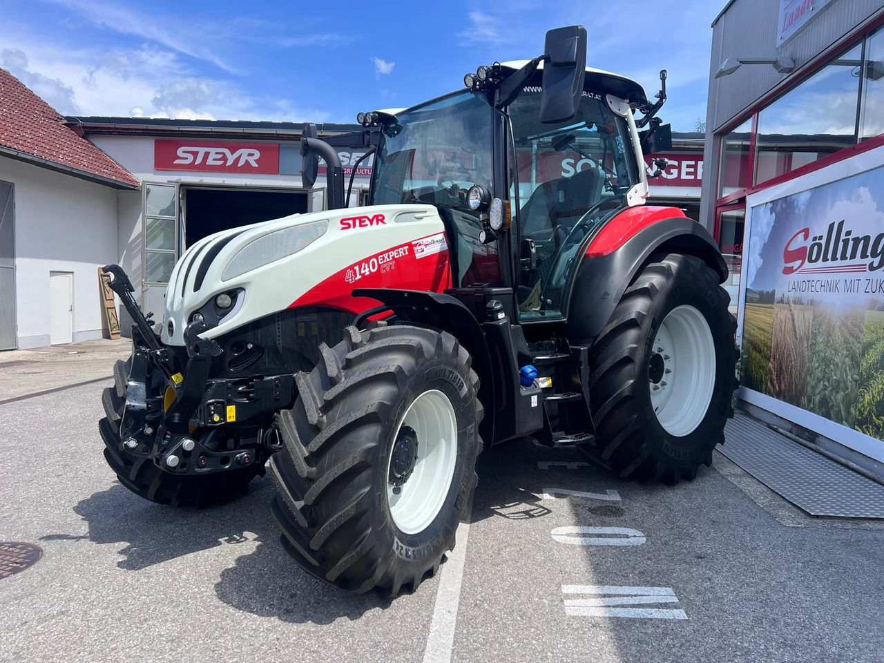 Steyr 4140 Expert CVT - Trator: foto 3 Steyr 4140 Expert CVT - Trator: foto 3
