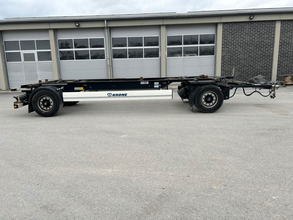 Krone 2 Achswechselfahrgestell, Typ: MAXI AZW 18 eL3B7 - Reboque transportador de contêineres/ Caixa móvel: foto 1 Krone 2 Achswechselfahrgestell, Typ: MAXI AZW 18 eL3B7 - Reboque transportador de contêineres/ Caixa móvel: foto 1