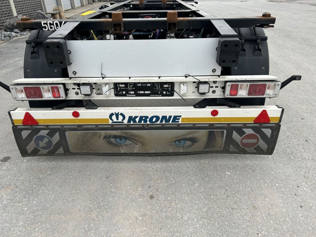 Reboque transportador de contêineres/ Caixa móvel novo Krone 2 Achswechselfahrgestell, Typ: MAXI AZW 18 eL3B7: foto 8