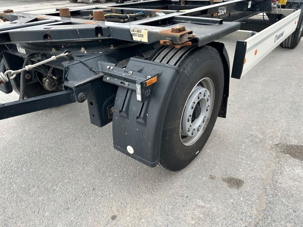 Reboque transportador de contêineres/ Caixa móvel novo Krone 2 Achswechselfahrgestell, Typ: MAXI AZW 18 eL3B7: foto 12