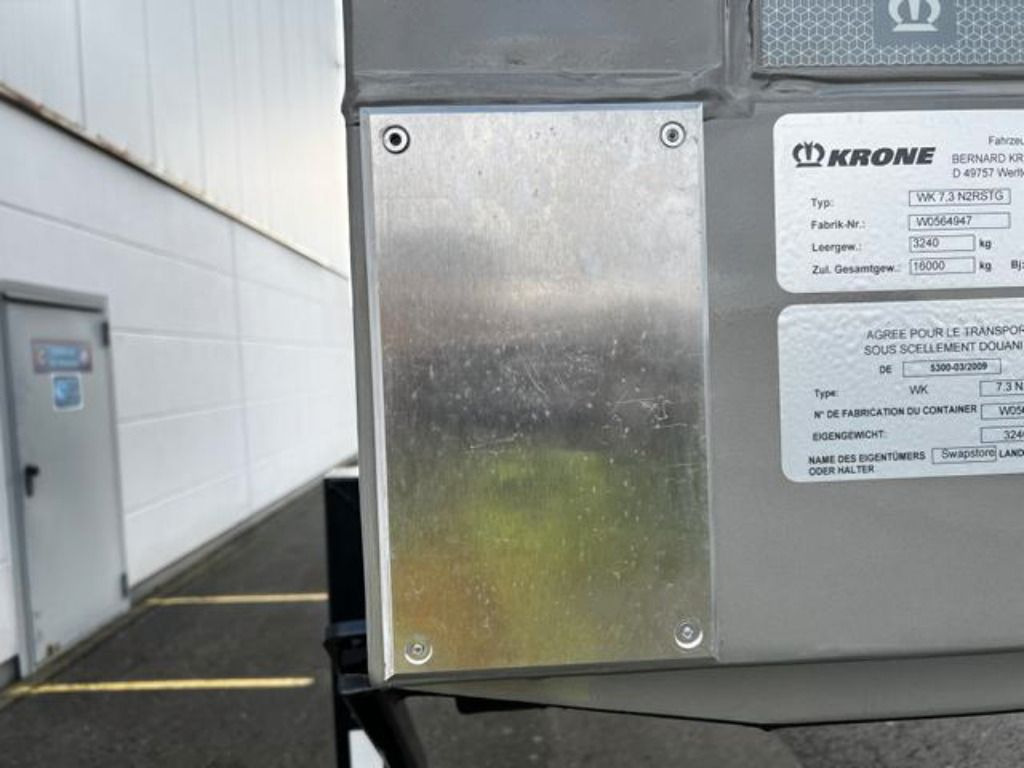 Carroçaria para furgões novo Krone Wechselkoffer Heck Alu.- Rolltor: foto 10