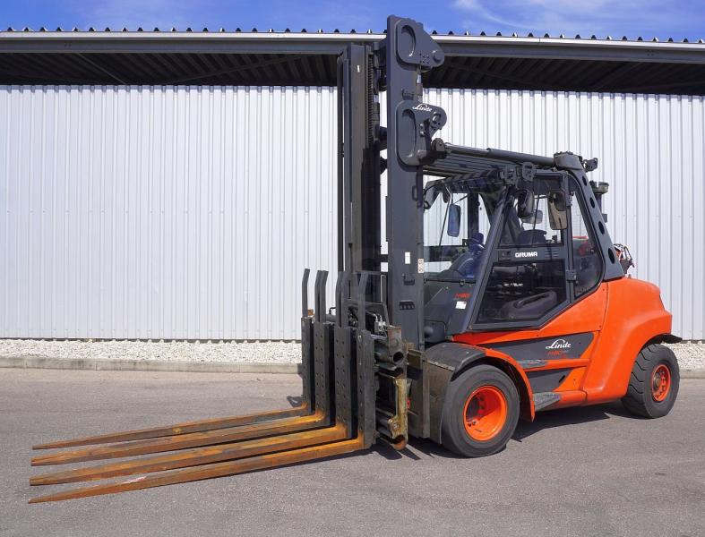 Linde H 80 T/900 EVO 396-03 - Empilhadeira a gás: foto 1 Linde H 80 T/900 EVO 396-03 - Empilhadeira a gás: foto 1
