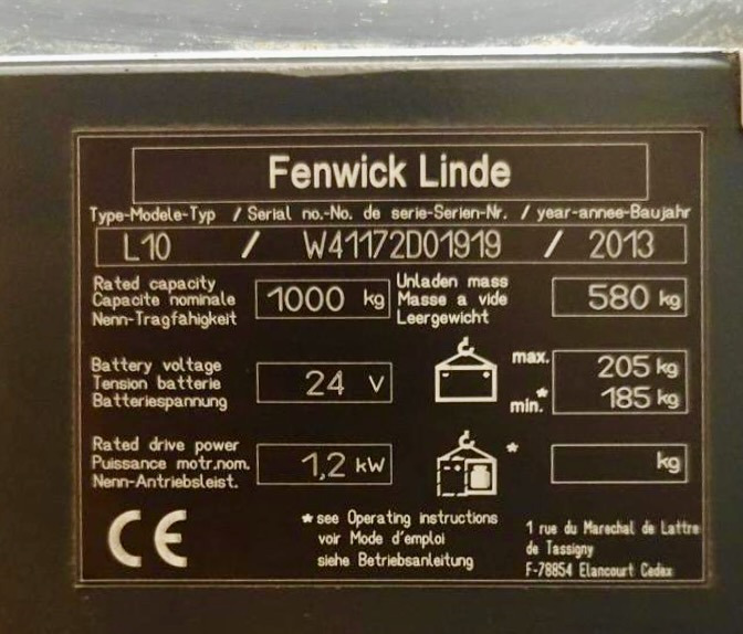 Stacker Linde L 10: foto 8