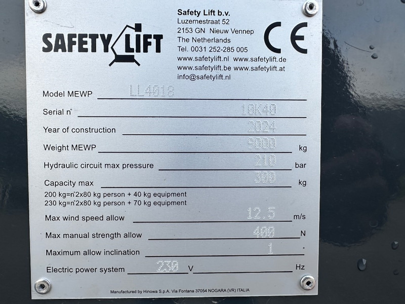 Hinowa Lightlift 40.18 - Plataforma articulada: foto 3 Hinowa Lightlift 40.18 - Plataforma articulada: foto 3