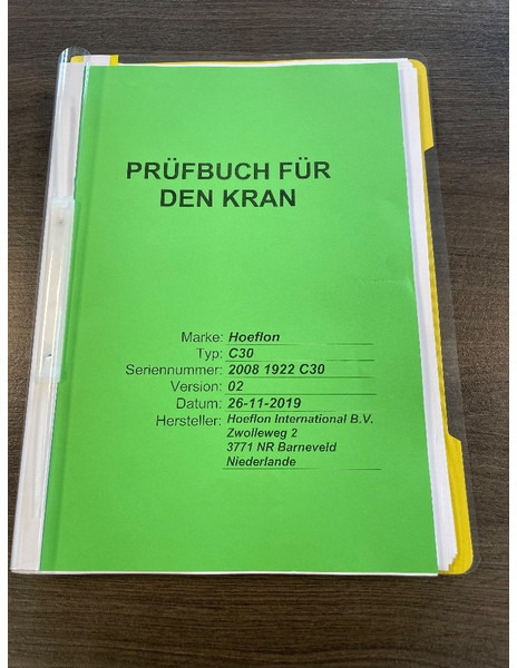 Mini grua Hoeflon C 30 E: foto 20