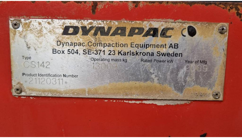 Rolo Dynapac CS142, Vält: foto 14
