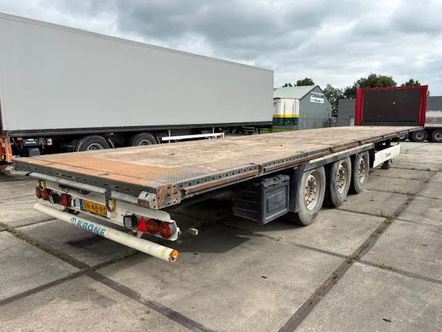 Krone SD Flatbed met rongen 41 ton standard chassis - Semi-reboque plataforma/ Caixa aberta: foto 4 Krone SD Flatbed met rongen 41 ton standard chassis - Semi-reboque plataforma/ Caixa aberta: foto 4