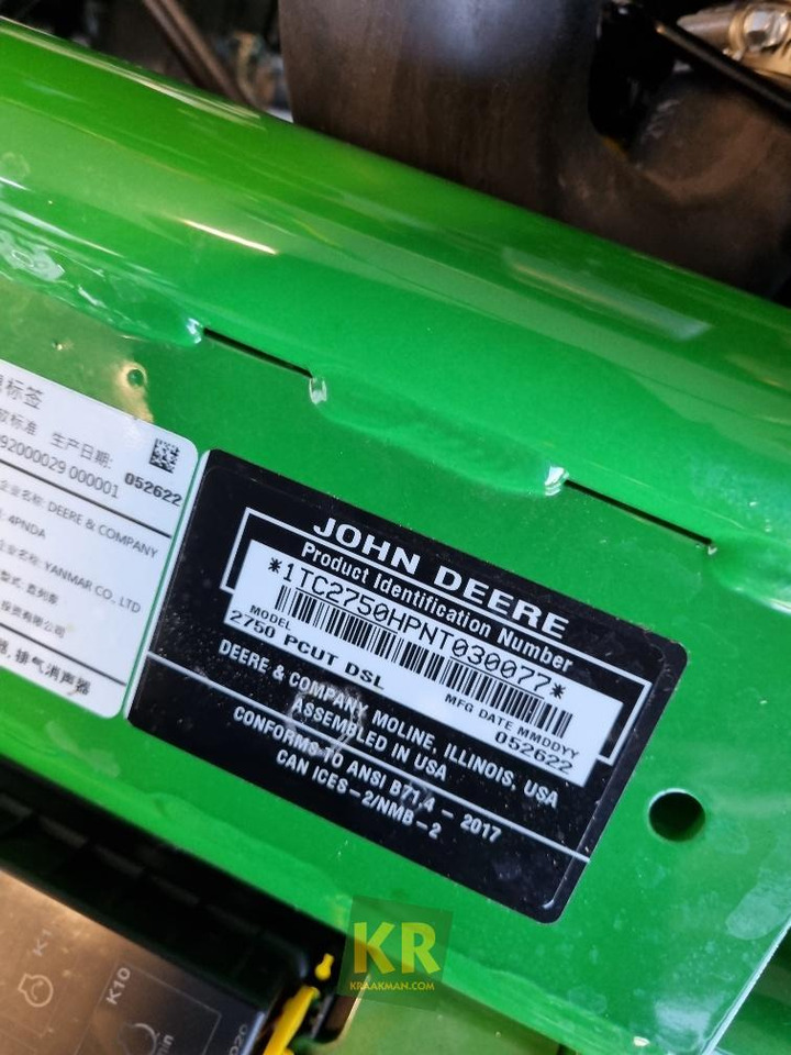 John Deere 2750 precisioncut Greenmaaier - Cortador de grama: foto 3 John Deere 2750 precisioncut Greenmaaier - Cortador de grama: foto 3