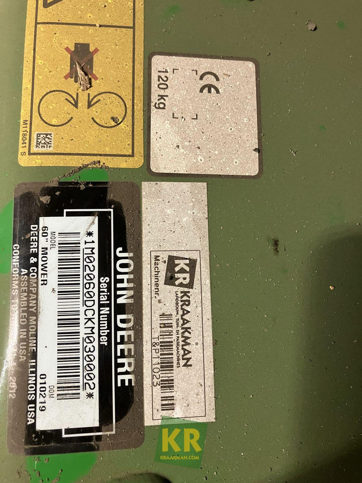 John Deere * Maaidekken - Cortador de grama: foto 5 John Deere * Maaidekken - Cortador de grama: foto 5