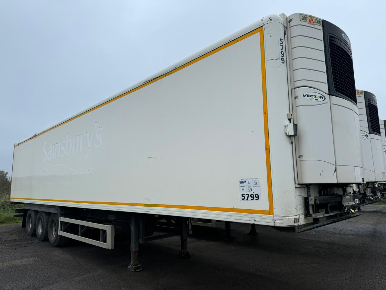 2015 Gray and Adams 13.6m Fridge Trailer - Semi-reboque frigorífico: foto 2 2015 Gray and Adams 13.6m Fridge Trailer - Semi-reboque frigorífico: foto 2