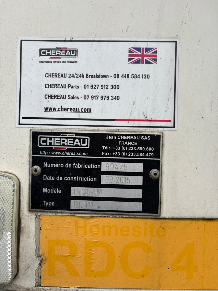 Semi-reboque frigorífico Chereau 2015 Vector 1950MT – JST102: foto 13