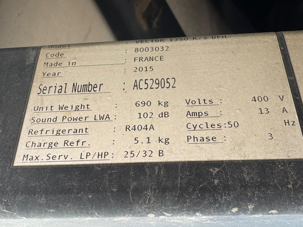 Gray and Adams 2016 Vector 1350 – MJG039 - Semi-reboque frigorífico: foto 2 Gray and Adams 2016 Vector 1350 – MJG039 - Semi-reboque frigorífico: foto 2