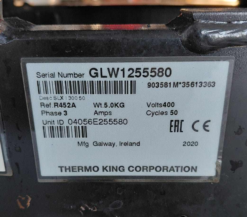 Thermo King SLX300 I -S/N : GLW1255580 - Equipamento de refrigeração: foto 2 Thermo King SLX300 I -S/N : GLW1255580 - Equipamento de refrigeração: foto 2