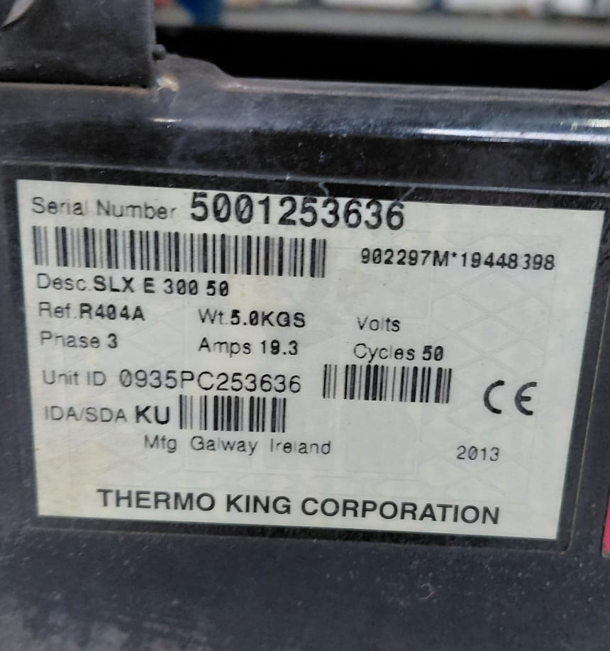 Thermo King SLX300 S/N : 5001253636 - Equipamento de refrigeração: foto 2 Thermo King SLX300 S/N : 5001253636 - Equipamento de refrigeração: foto 2