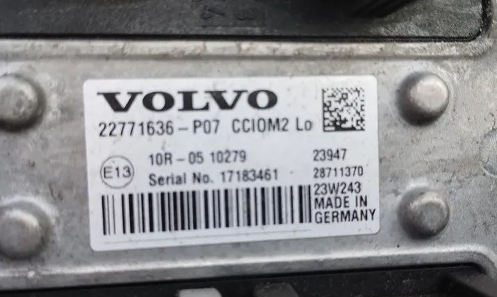 Sterownik Moduł CCIOM2 VOLVO FH 2023 22771636 P07 - Sistema elétrico por Camião: foto 2 Sterownik Moduł CCIOM2 VOLVO FH 2023 22771636 P07 - Sistema elétrico por Camião: foto 2