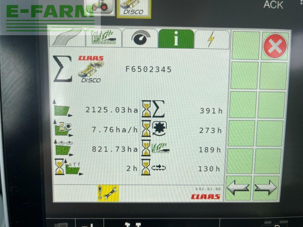 Gadanheira CLAAS disco 9200 c as autoswather + disco 3200 fc prof: foto 23