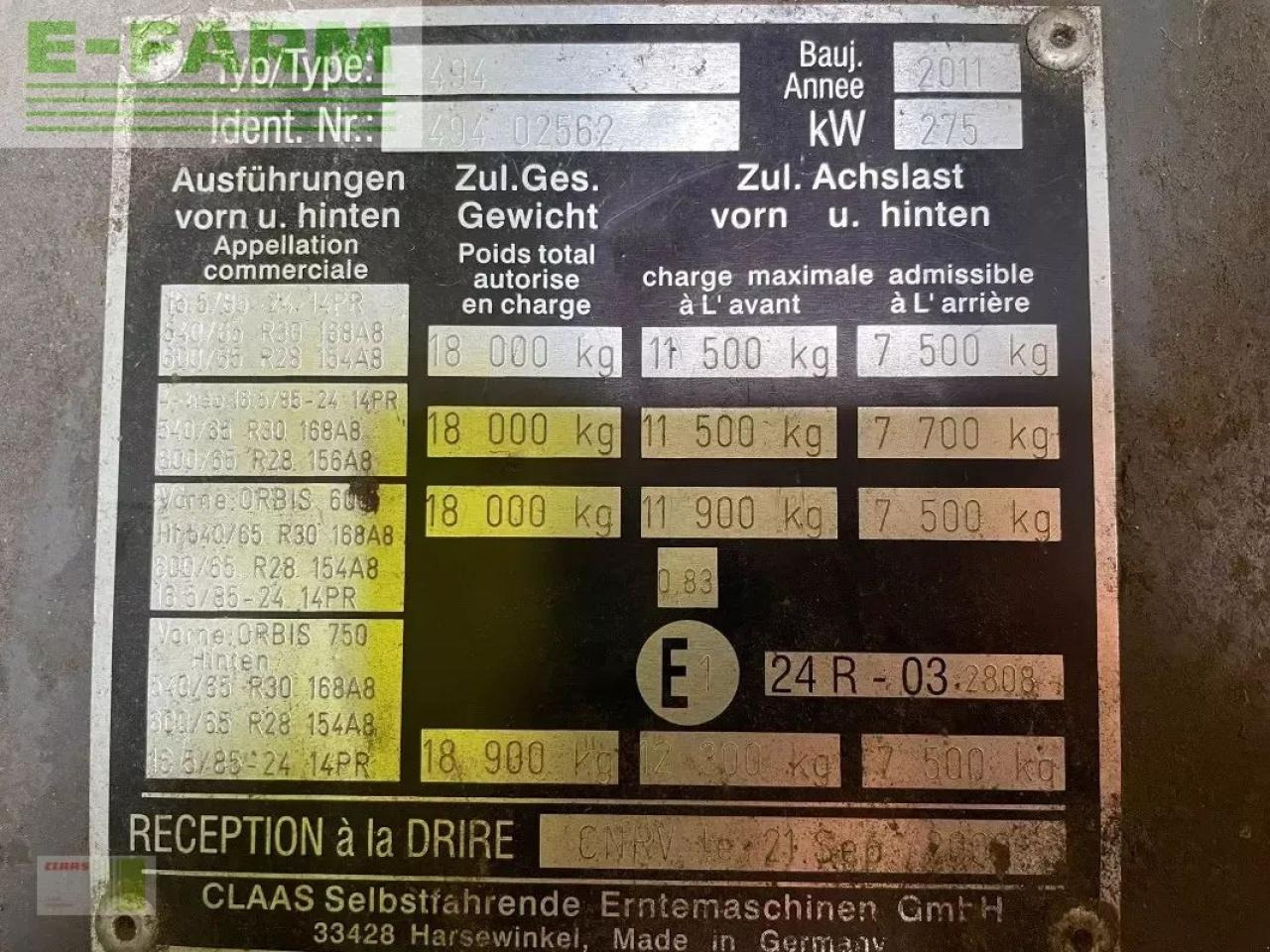 CLAAS jaguar 970 - Picadora de forragem automotriz: foto 3 CLAAS jaguar 970 - Picadora de forragem automotriz: foto 3