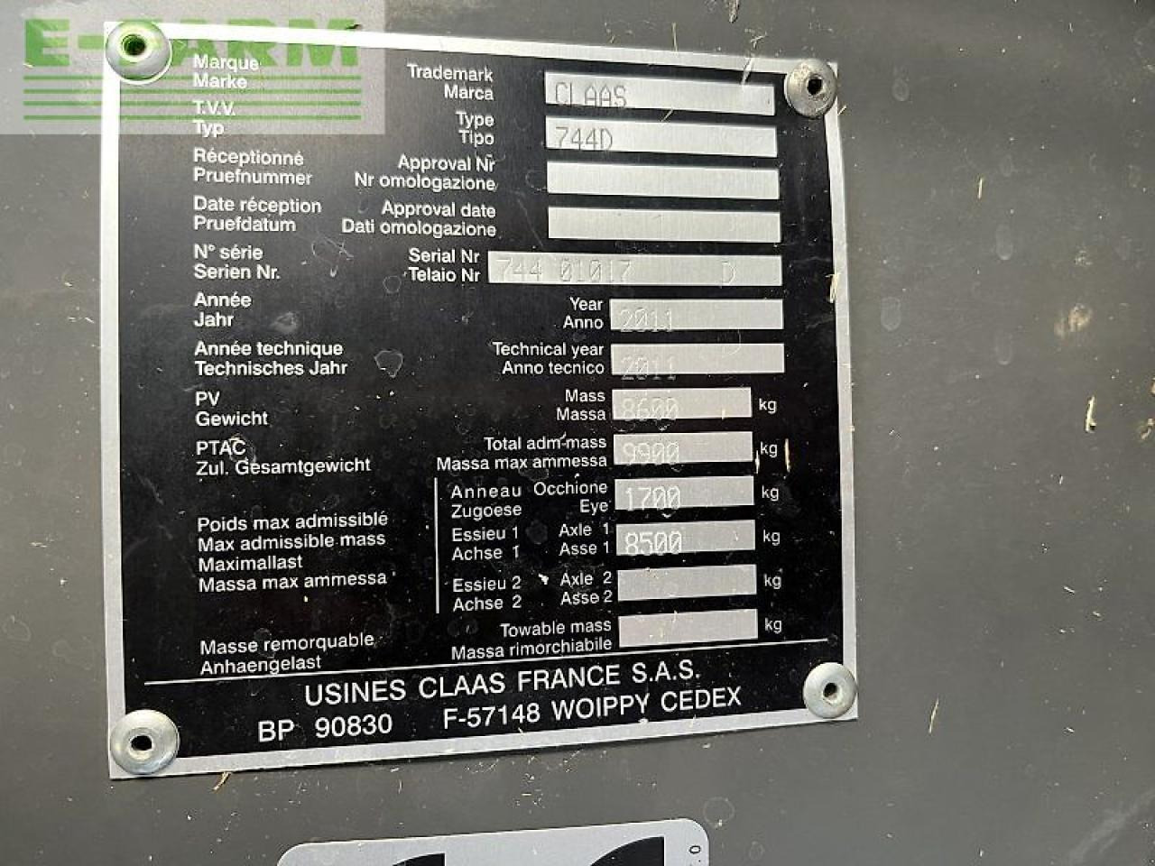 CLAAS quadrant 3200 rc tandem krassort vorabuhäcksler - Enfardadeira de fardos quadrados: foto 4 CLAAS quadrant 3200 rc tandem krassort vorabuhäcksler - Enfardadeira de fardos quadrados: foto 4