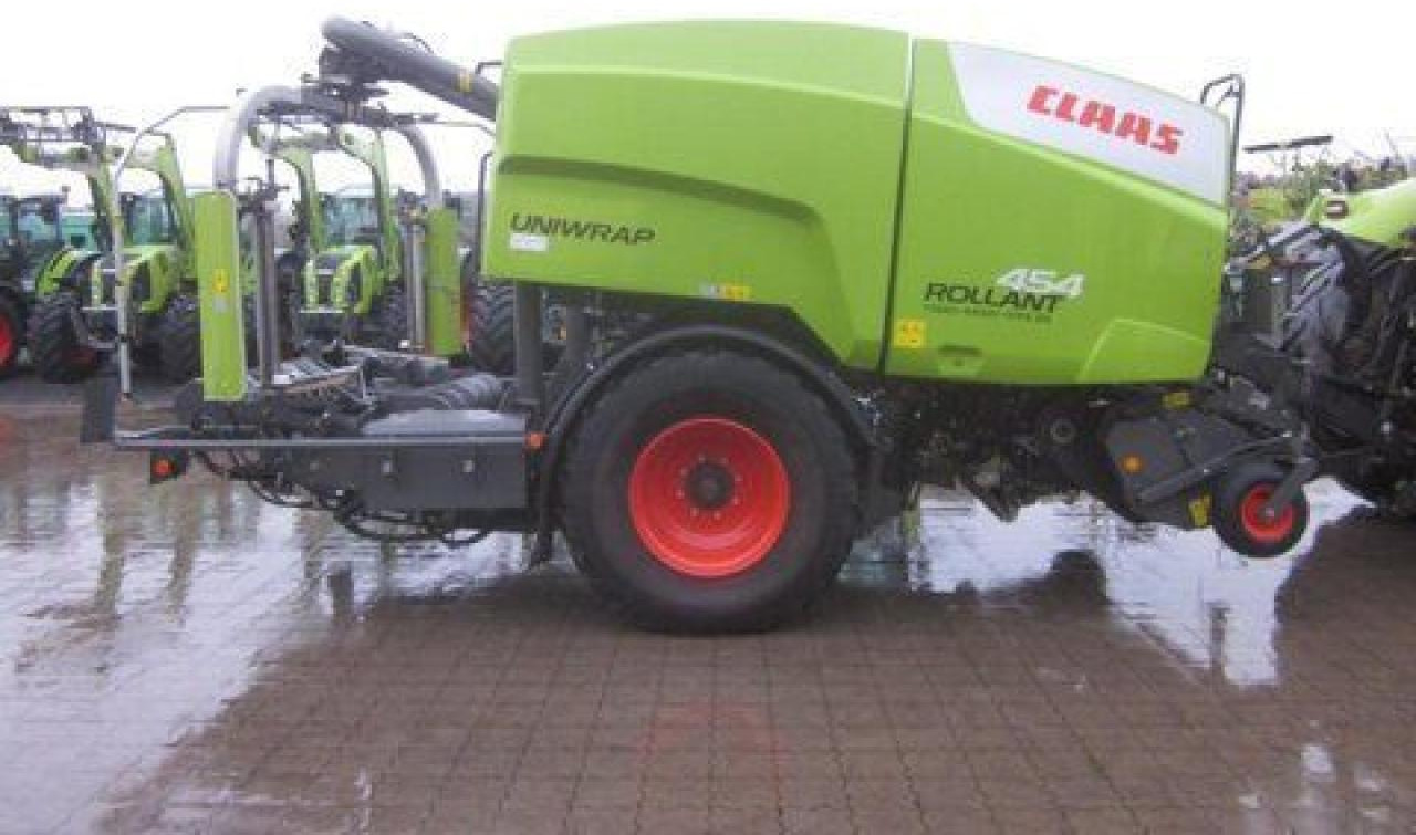 Enfardadeira de fardos quadrados CLAAS rollant 454 rc pro uniwrap, pressen-wickler-komb: foto 7