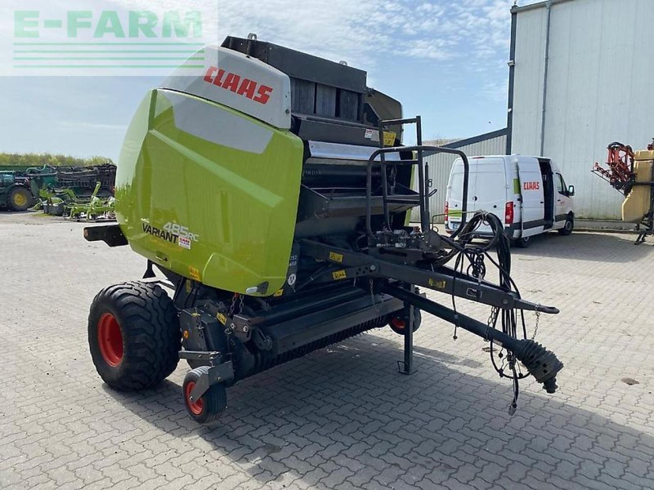 Enfardadeira de fardos quadrados CLAAS variant 485 rc: foto 12