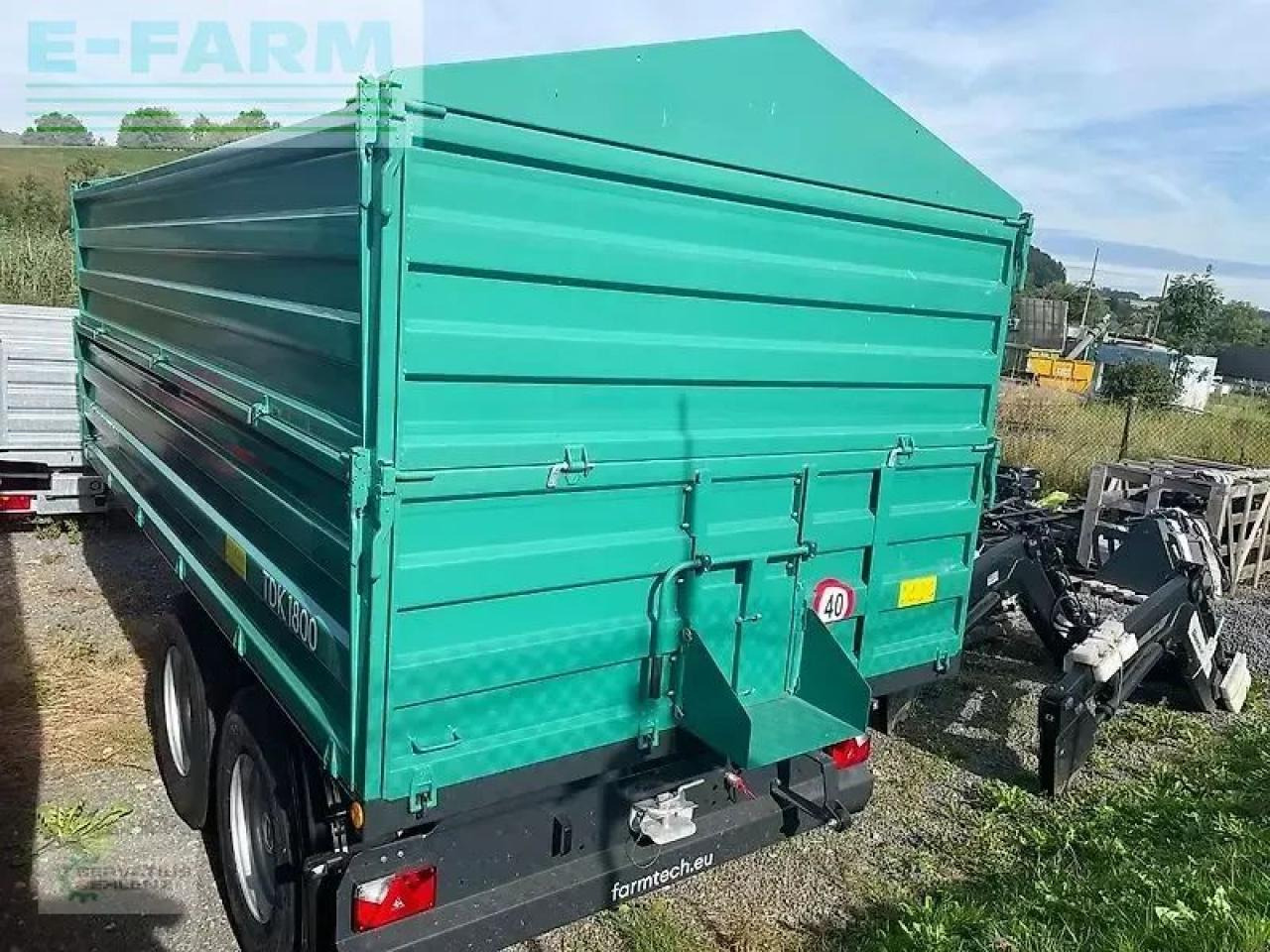 Reboque basculante agrícola Farmtech tdk 1800 dreiseitenkipper neu: foto 7