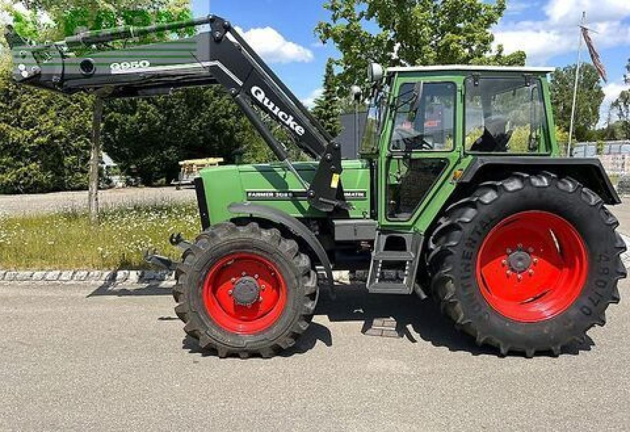 Fendt farmer 308 ls mit niedrig-kabine, frontlader, fr - Trator: foto 1 Fendt farmer 308 ls mit niedrig-kabine, frontlader, fr - Trator: foto 1