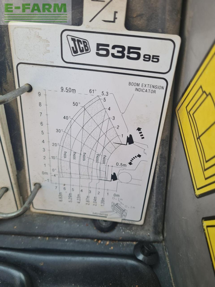 Empilhador telescópico JCB 535 95: foto 22