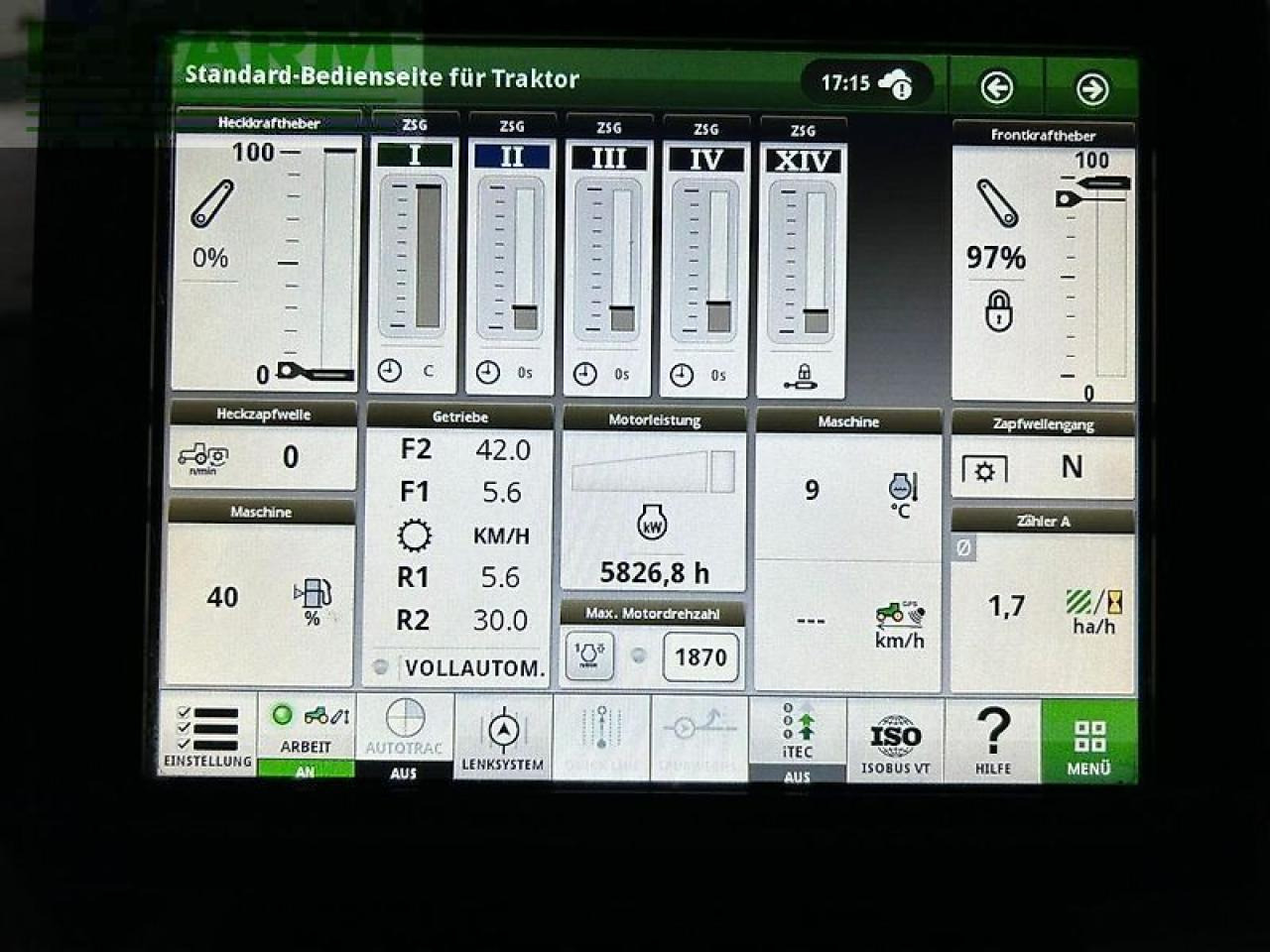 John Deere 6155r ap40 - Trator: foto 5 John Deere 6155r ap40 - Trator: foto 5