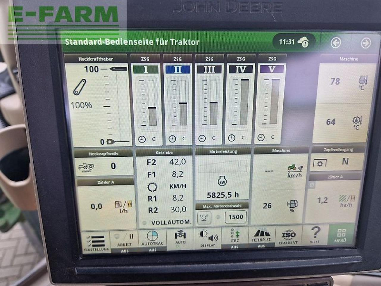 Trator John Deere 6215r: foto 13 Trator John Deere 6215r: foto 13