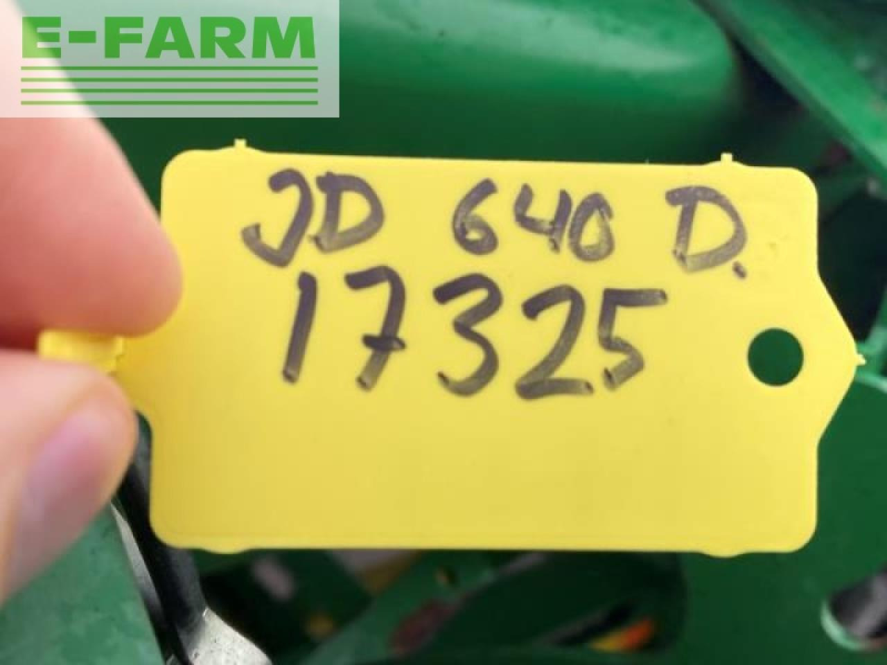 Acessórios para Colhedora de forragem John Deere 640d: foto 17