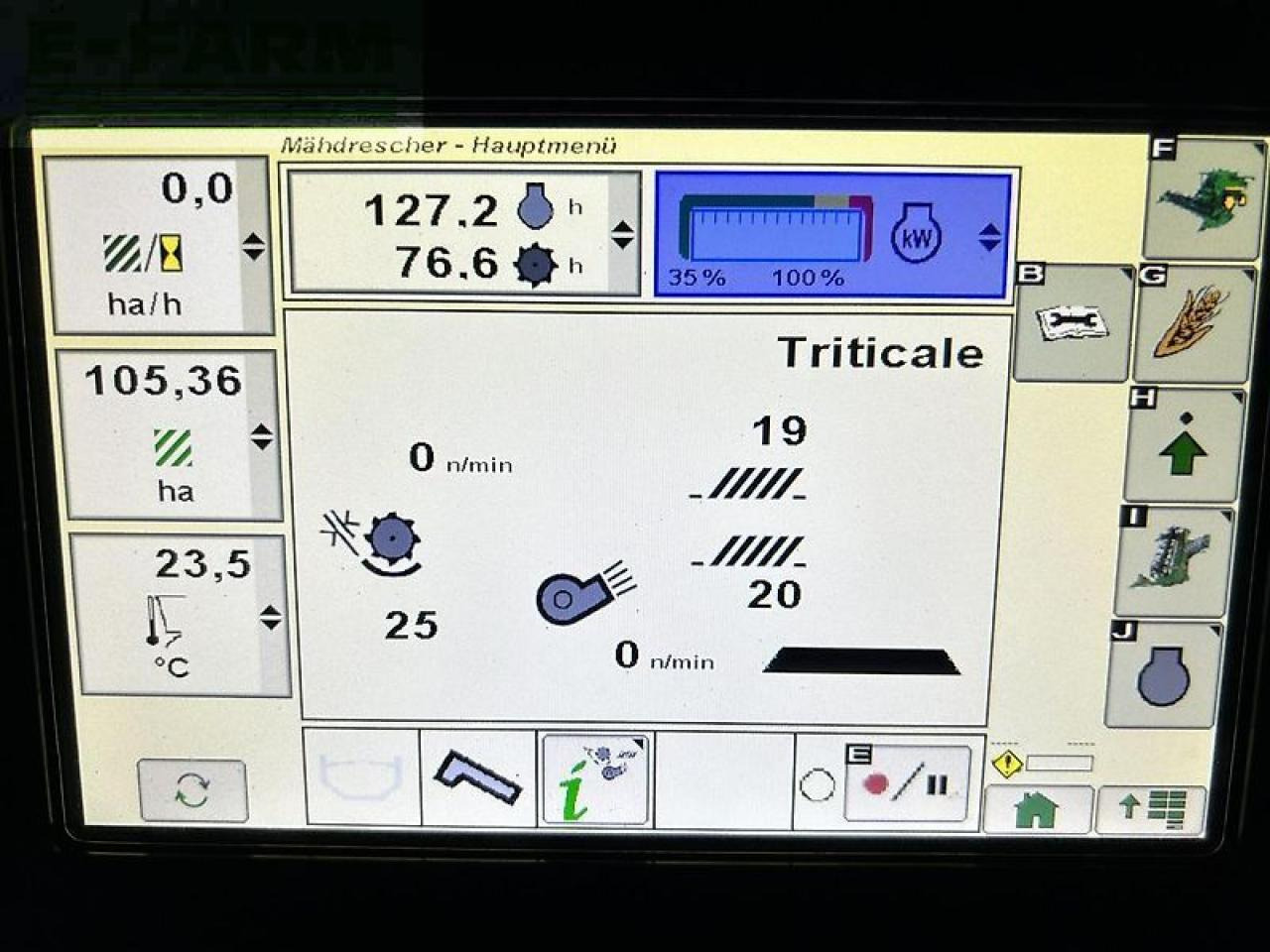 Ceifeira debulhadora John Deere t560i hm: foto 9 Ceifeira debulhadora John Deere t560i hm: foto 9