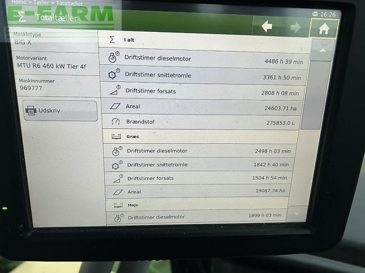 Picadora de forragem automotriz Krone big x630: foto 6