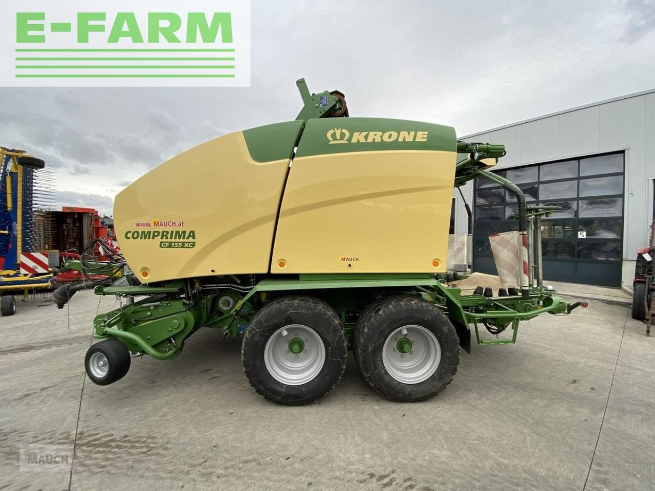 Enfardadeira de fardos quadrados Krone cf155 xc: foto 7