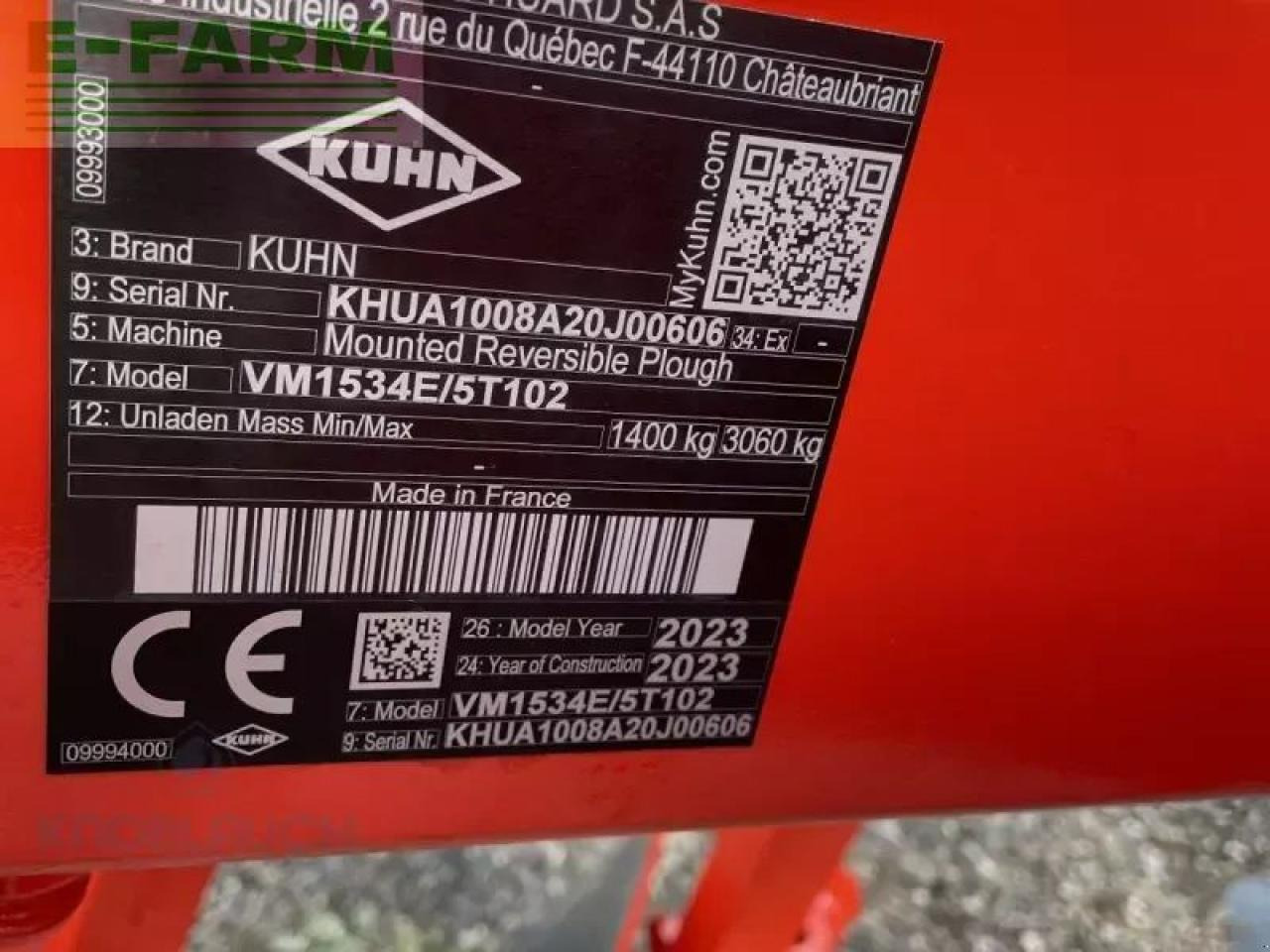 Kuhn varimaster 153 4e5t - Arado: foto 4 Kuhn varimaster 153 4e5t - Arado: foto 4